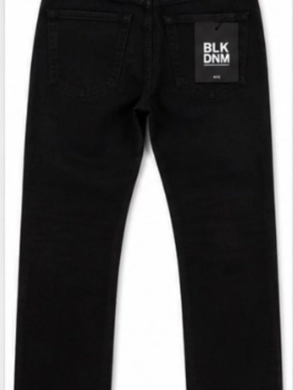 BLK DNM NYC Men’s Black Straight Leg Jeans Size 31x34 NWT Sample